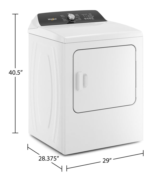 Whirlpool 7 Cu. Ft. Electric Dryer with Steam - YWED5050LW