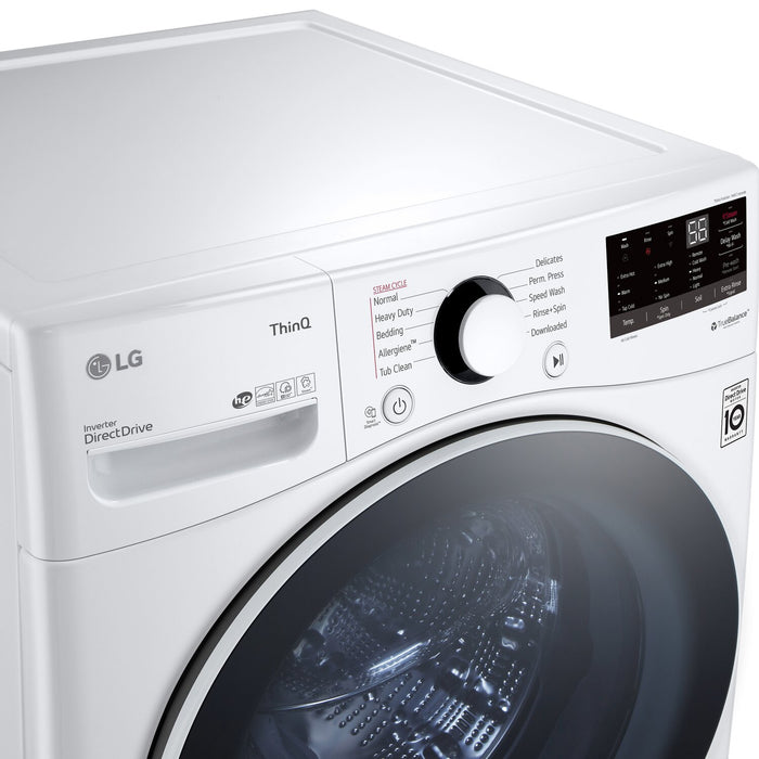 LG 5.2 Cu. Ft. Front-Load Washer with AI and Wi-Fi - WM3600HWA