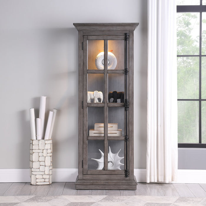 Scarlett Curio Cabinet – Grey