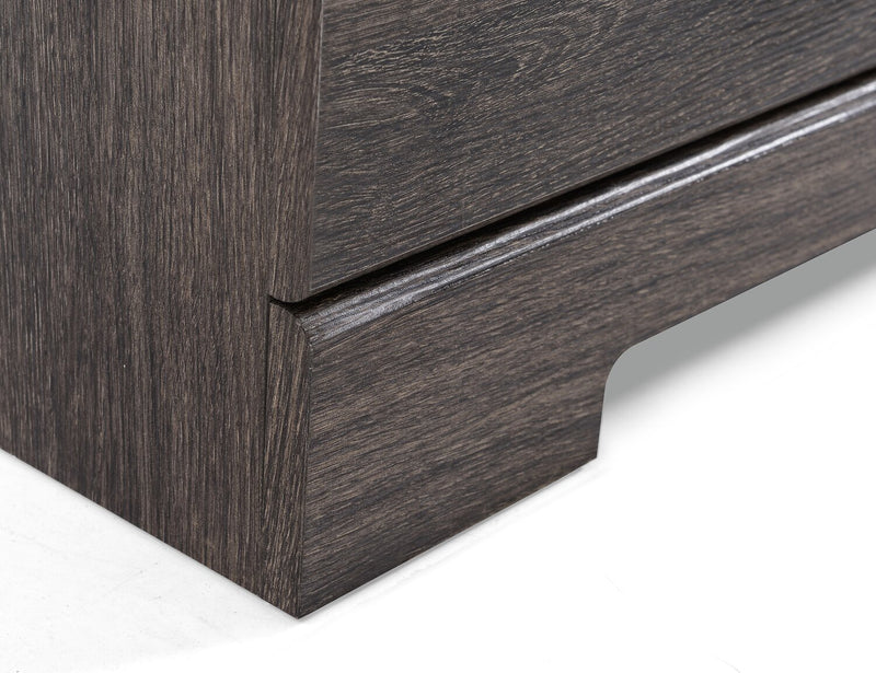 Asher 60\" TV Stand with Log Fireplace