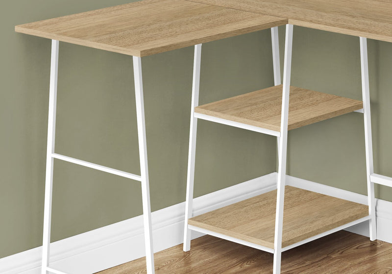 Evlin Corner Desk - Natural