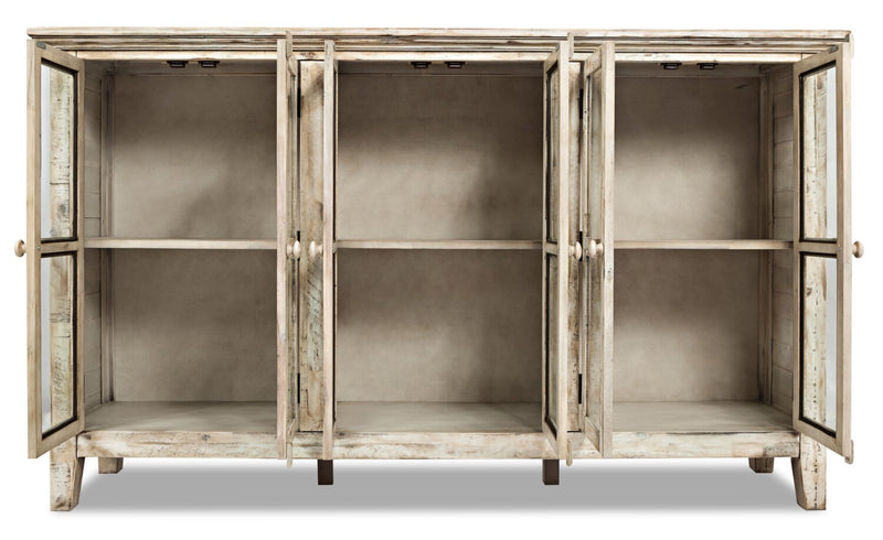 Rocco Large Accent Cabinet - Cream