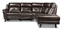 Envia 3-Piece Right-Facing Power Reclining Sectional - Brown 