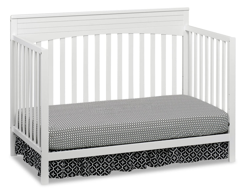Harper 4-in-1 Convertible Crib - Snow White