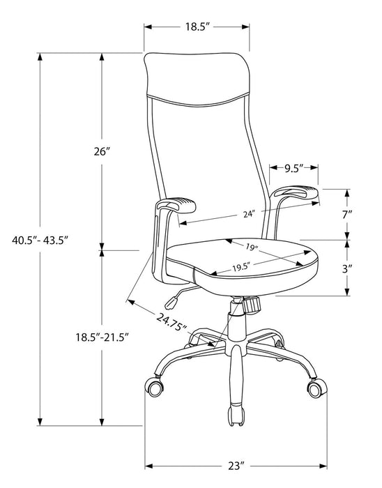 Roman Office Chair - White
