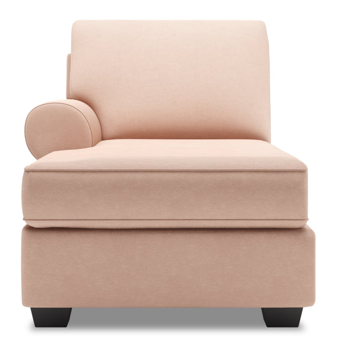 Sofa Lab Roll LAF Chaise - Pax Rose
