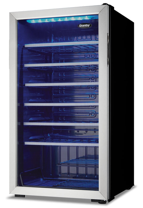Danby 3.3 Cu. Ft. 36-Bottle Wine Cooler - DWC93BLSDBR1