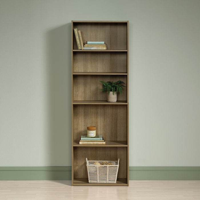 Grady 5-Shelf Bookcase – Summer Oak