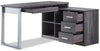 Owen Reversible Corner Desk – Distressed Grey