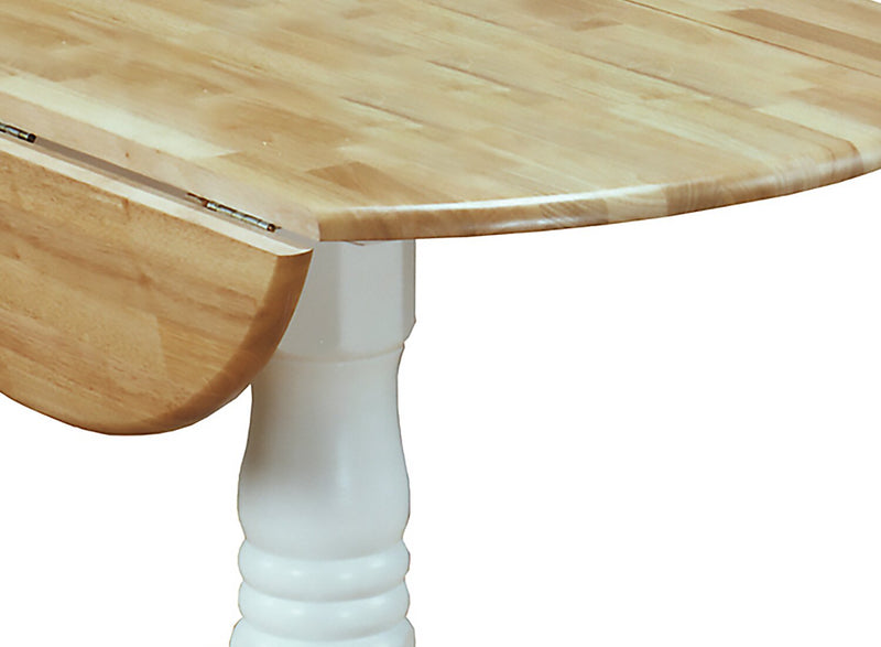 Hana Drop-Leaf Dining Table - Two-Tone