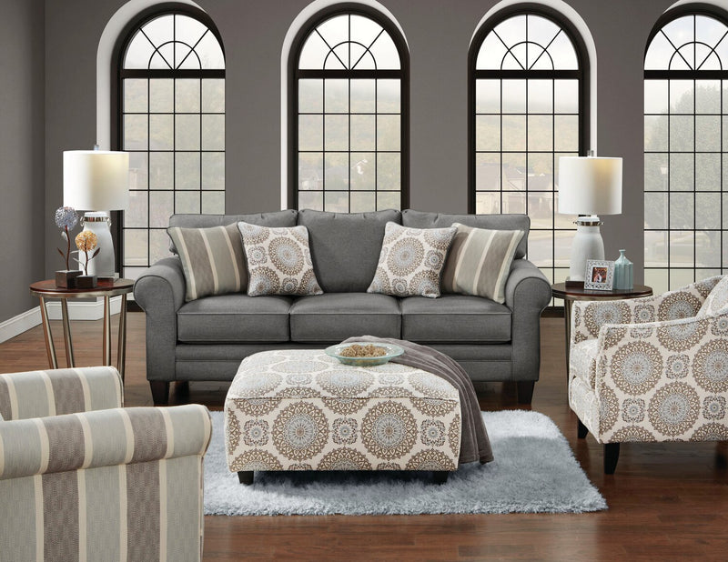 Tula Fabric Accent Chair - Twilight
