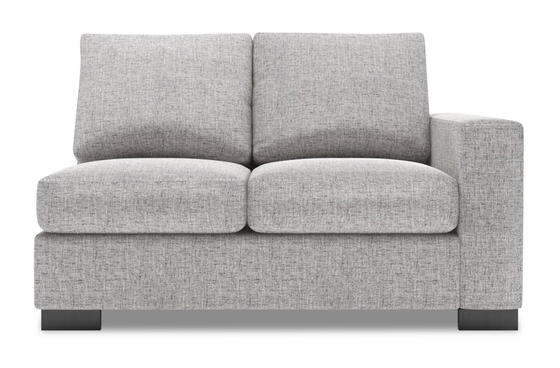 Sofa Lab Track RAF Loveseat - Luna Domino