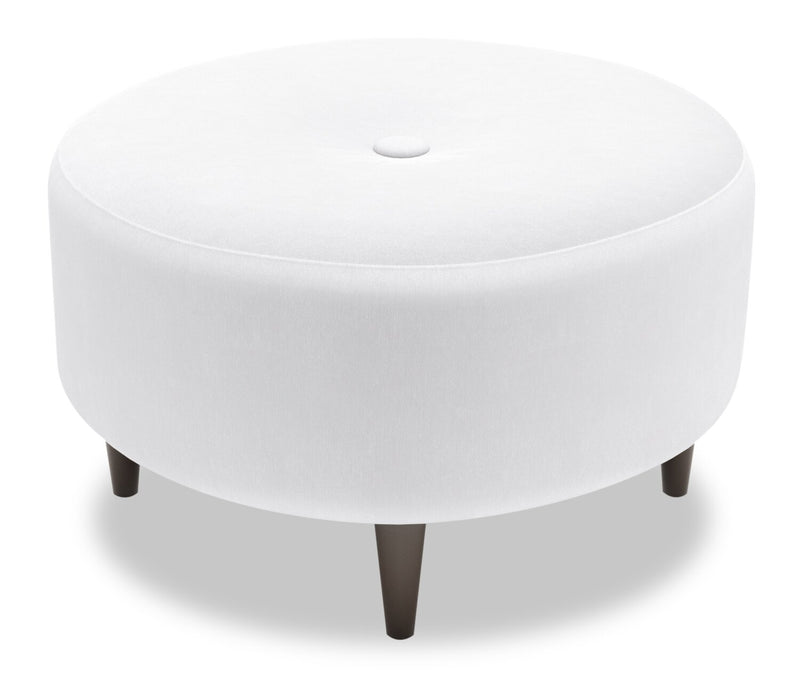 Sofa Lab The Curve Ottoman - Pax Ice