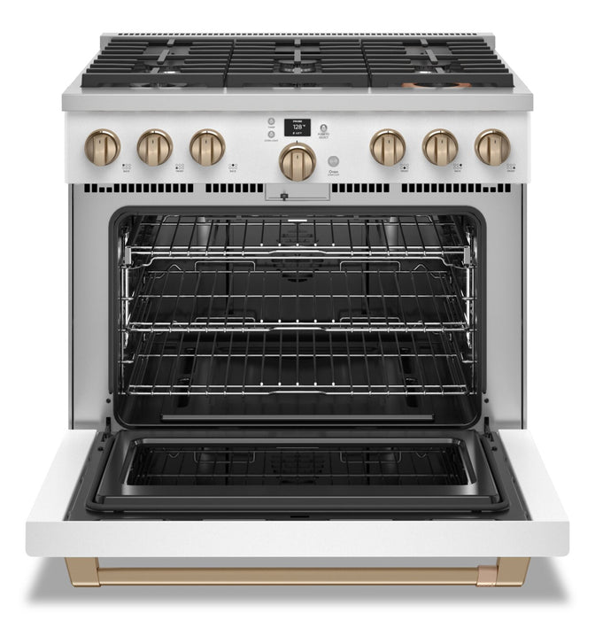 Café 6.2 Cu. Ft. Smart Commercial-Style 6-Burner Gas Range - CGY366P4TW2
