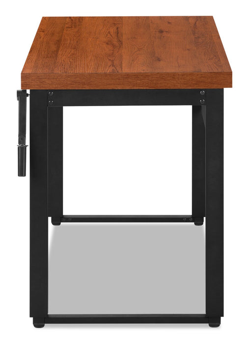 Kai Height-Adjustable Desk - Cherry