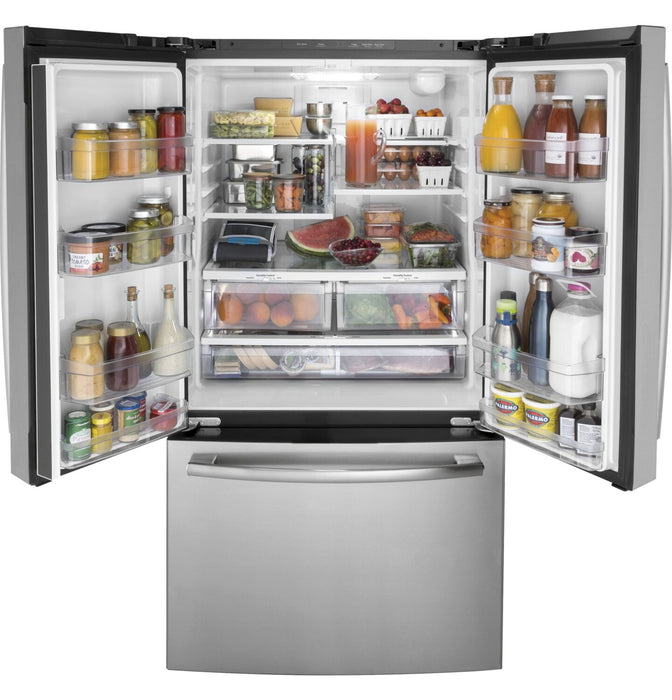 GE 27 Cu. Ft. French-Door Refrigerator with Internal Water Dispenser - GNE27JYMFS