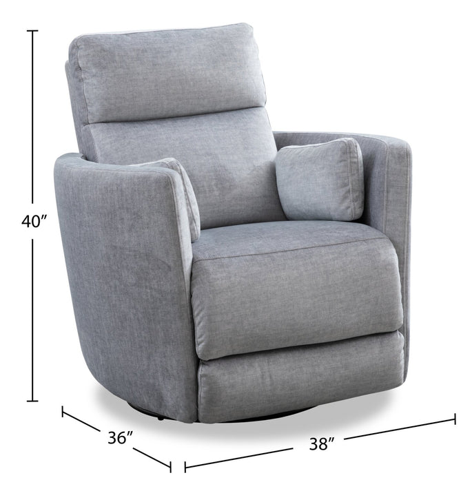 Ember Reclining Swivel Chair 