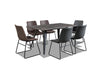 Amos 7-Piece Dining Package with Tess Chairs - Brown