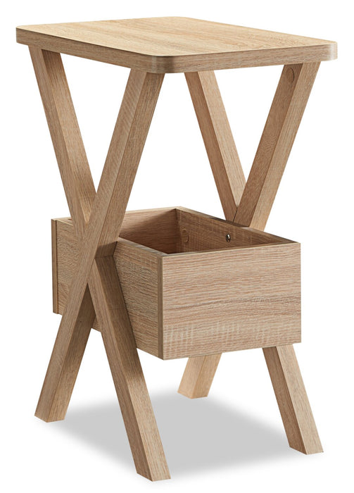 Torry Chairside Table - Taupe 