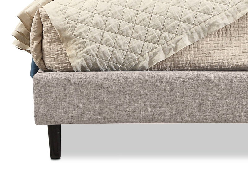 Paseo Platform Full Bed - Taupe