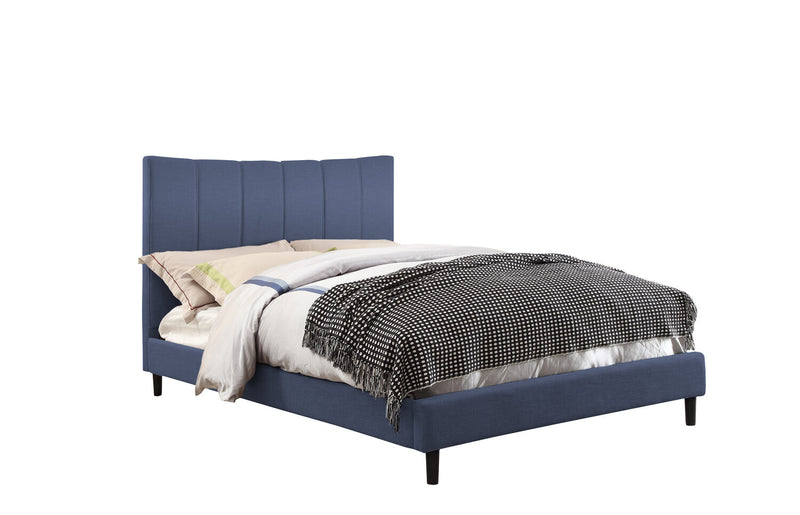 Paseo King Platform Bed - Navy