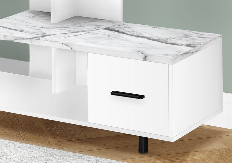 Sara 48” TV Stand - White