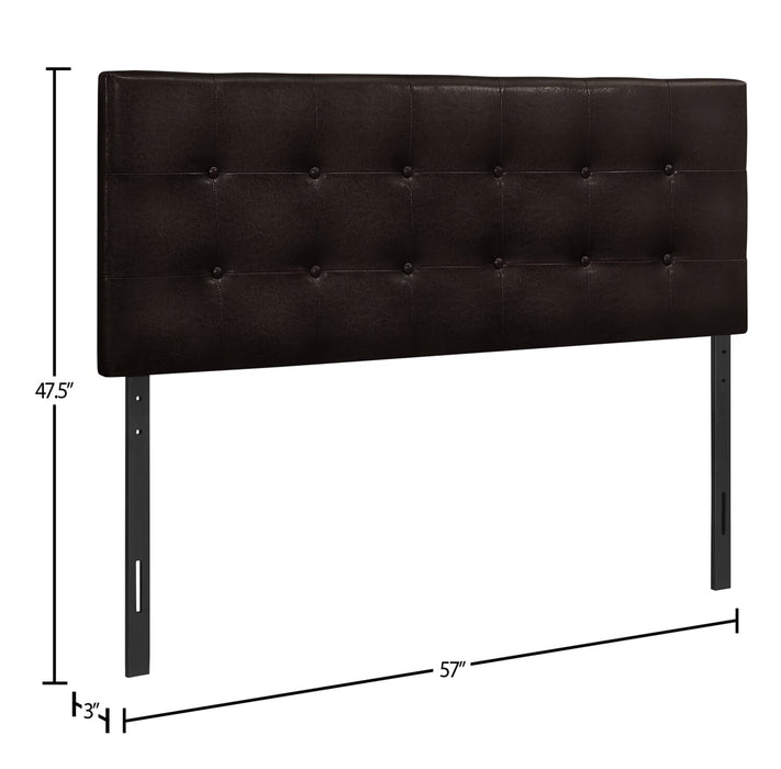 Estel Full Headboard - Brown