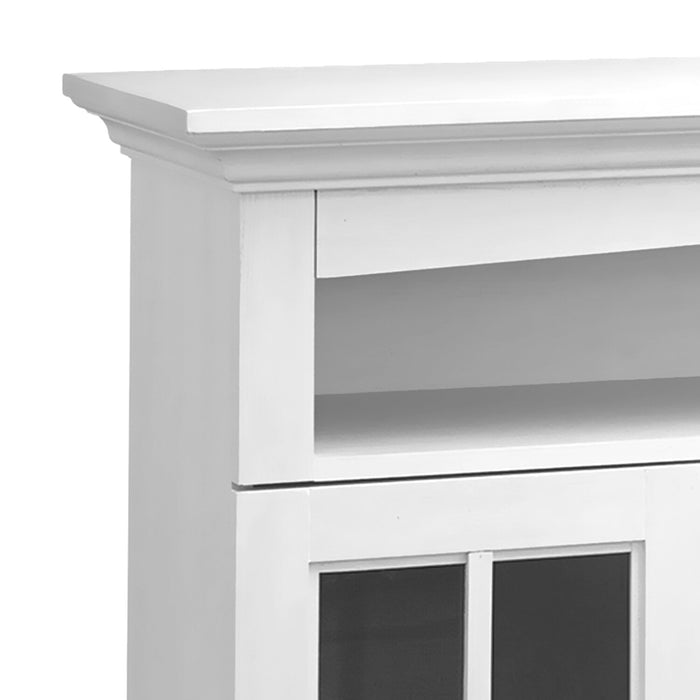 Huntley 59\" TV Stand with Log Firebox
