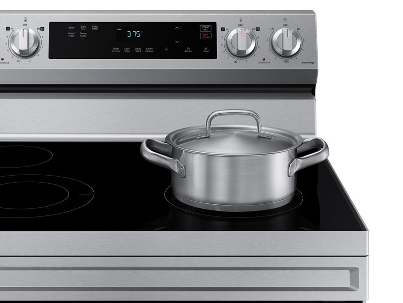Samsung 6.3 Cu. Ft. Freestanding Electric Range with Wi-Fi - NE63A6111SS/AC