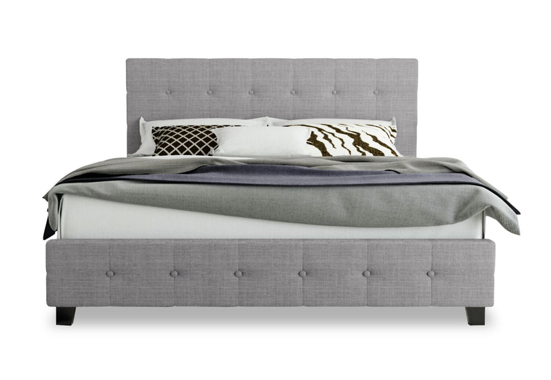 Page King Bed - Grey