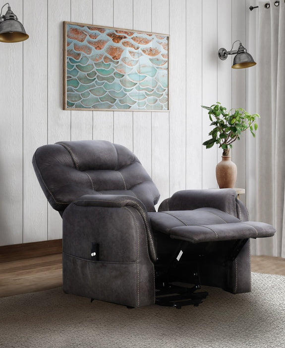 Landon Power Lift Recliner – Dark Grey