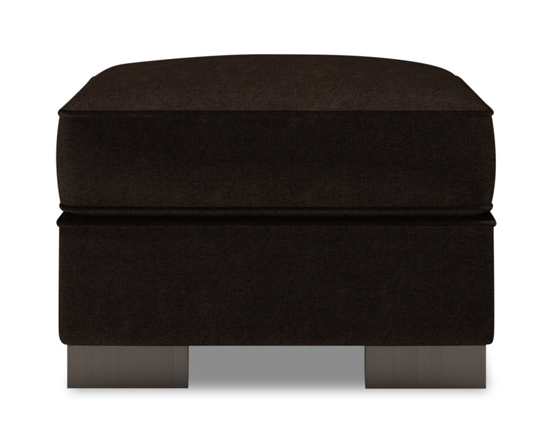 Sofa Lab Track Ottoman - Luxury Chocolate