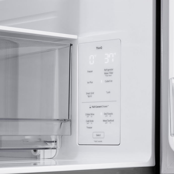 LG 30 Cu. Ft. Smart 4-Door French-Door Refrigerator with Full-Convert Drawer™ - LF30S8210S