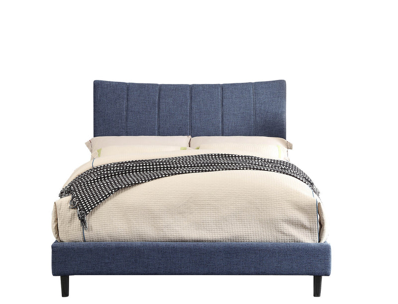 Paseo Queen Platform Bed - Navy