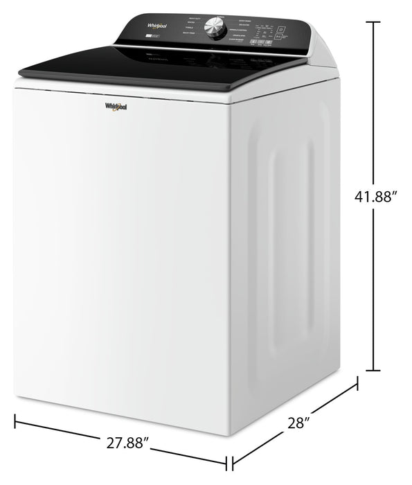 Whirlpool 6.1 Cu. Ft. Top-Load Washer with Removable Agitator - WTW6157PW
