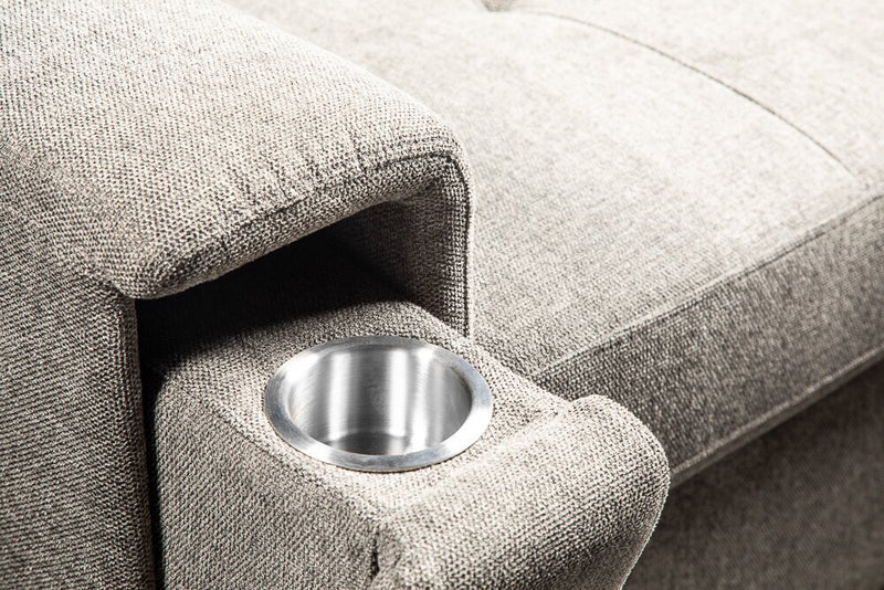 Savvy 5-Piece Linen-Look Sectional