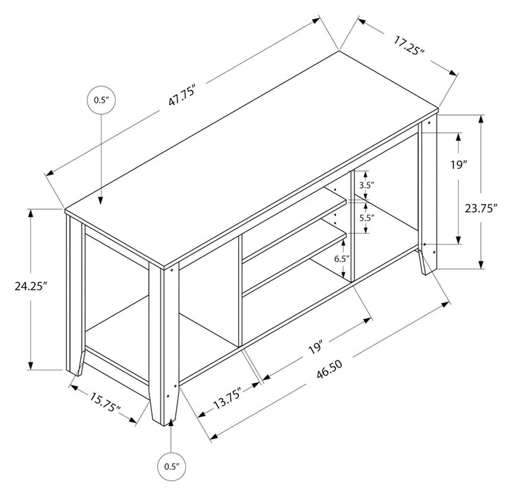 Raya 48” TV Stand - Espresso