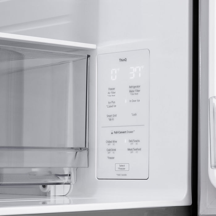 LG 29 Cu. Ft. Smart 4-Door French-Door Refrigerator with Full-Convert Drawer™ - LF29S8330S