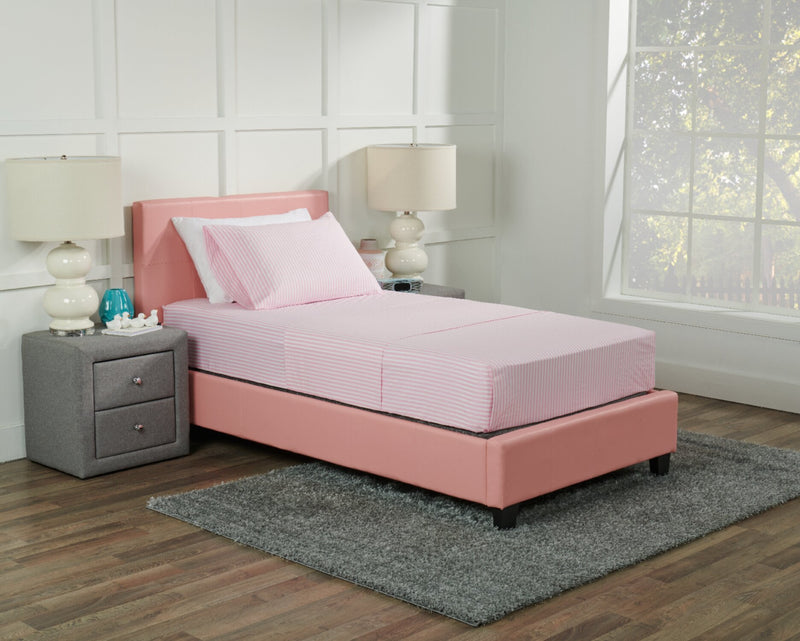 Hallie Striped 3-Piece Twin Cotton Sheet Set