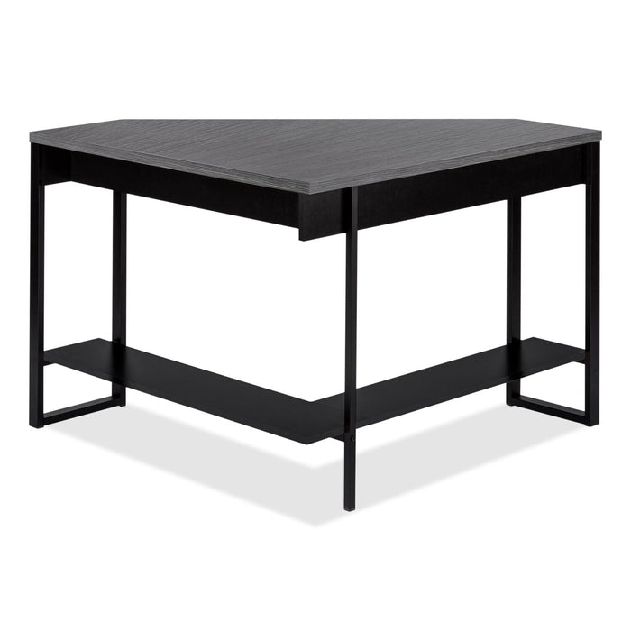 Christiana Corner Desk - Black/Grey