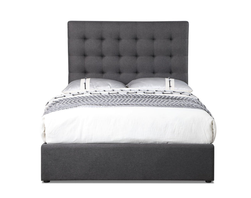 Jace Storage Full Bed - Grey