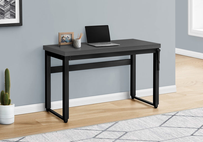 Kai Height-Adjustable Desk - Grey