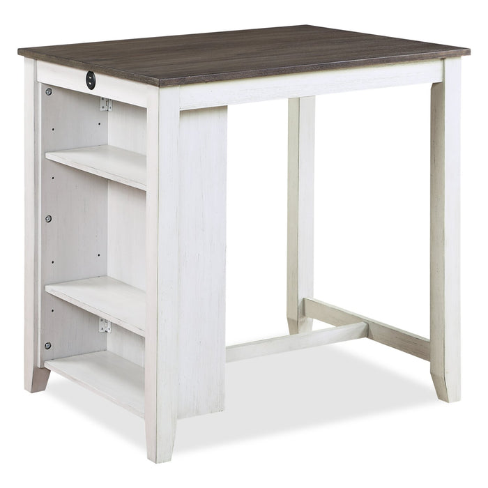 Lane 3-Piece Counter-Height Dining Package - White