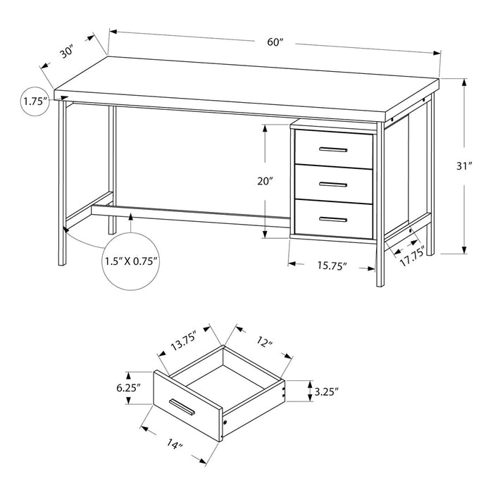 Stuart Desk - White 