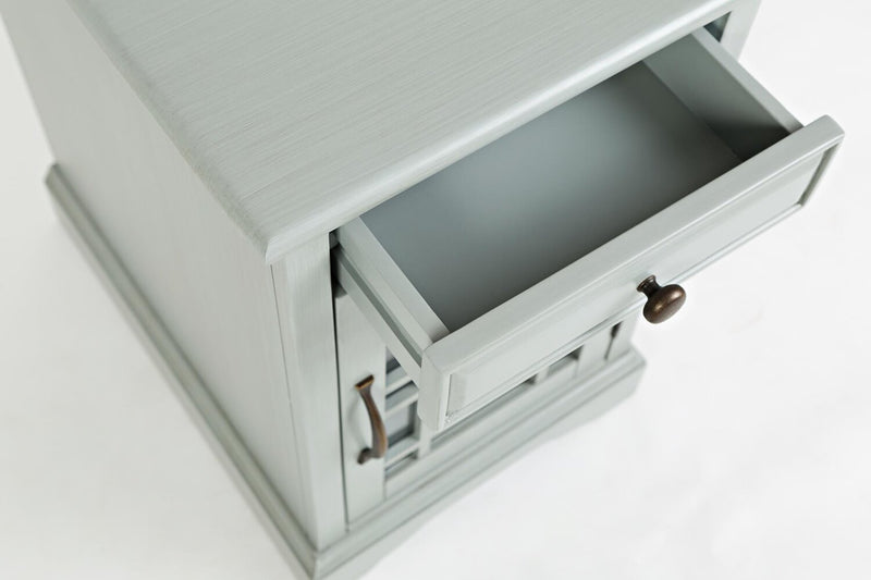 Marseille Chairside Table - Grey 