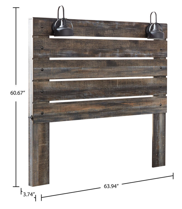 Abby Queen Headboard - Brown 