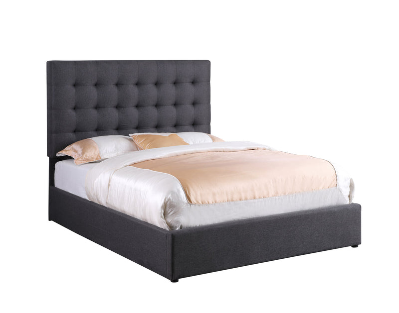 Jace Storage Queen Bed - Grey