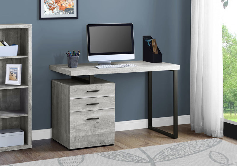 Clayton Reversible Desk - Grey