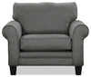 Tula Fabric Chair - Steel
