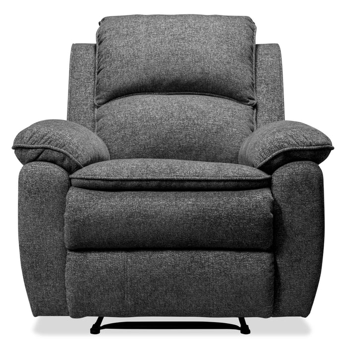 Chandler Chenille Recliner - Grey